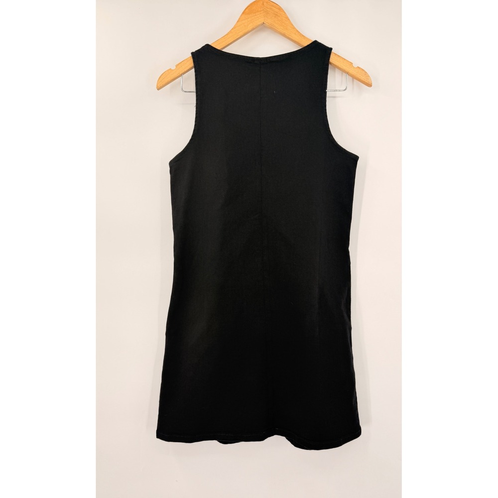 Rag & Bone Nala Shift Dress Womens Size Small Black Denim V-Neck Mini - Picture 10 of 10